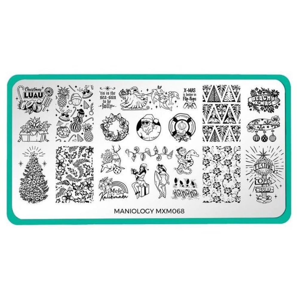 Maniology MXM068 Nail Stamping Plate
